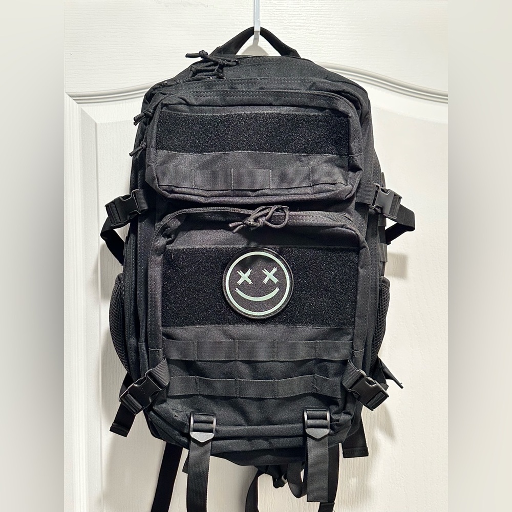 Black Tactical Military Grade Backpack